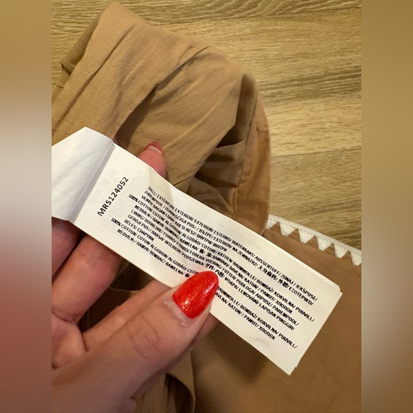 NWT MON RENN LISLE PANT IN BISCUIT - Picture 7 of 11